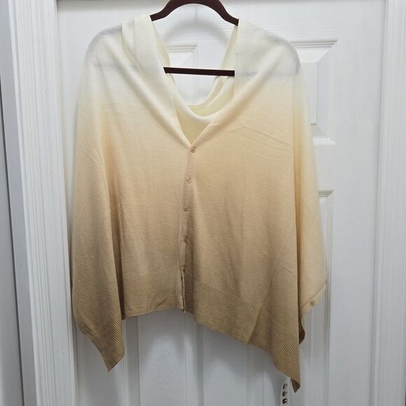 Jackets & Blazers - Gradient Beige and Cream Cardigan